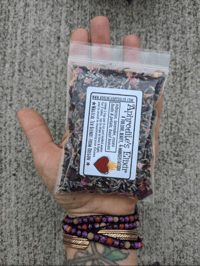 Image 1 of Aphrodite's Elixir Hibiscus, Lavender, & Rose Herbal Tea | herbal tea blends | aphrodisiac tea | man