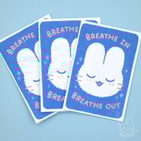 Image 3 of Breathe In Breathe Out Riso Print