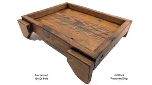 Image of Reclaimed 1940s Pine Tray ~ Elevated Farmers Market Box