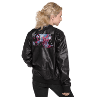 Image 3 of Rae of Light (Business Collab) Leather Bomber Jacket
