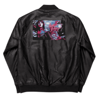 Image 7 of Rae of Light (Business Collab) Leather Bomber Jacket