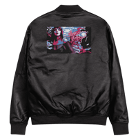 Image 8 of Rae of Light (Business Collab) Leather Bomber Jacket