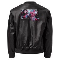 Image 9 of Rae of Light (Business Collab) Leather Bomber Jacket