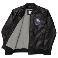 Image 11 of Rae of Light (Business Collab) Leather Bomber Jacket