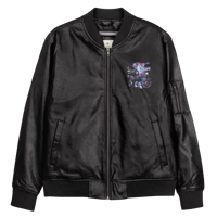 Image 13 of Rae of Light (Business Collab) Leather Bomber Jacket