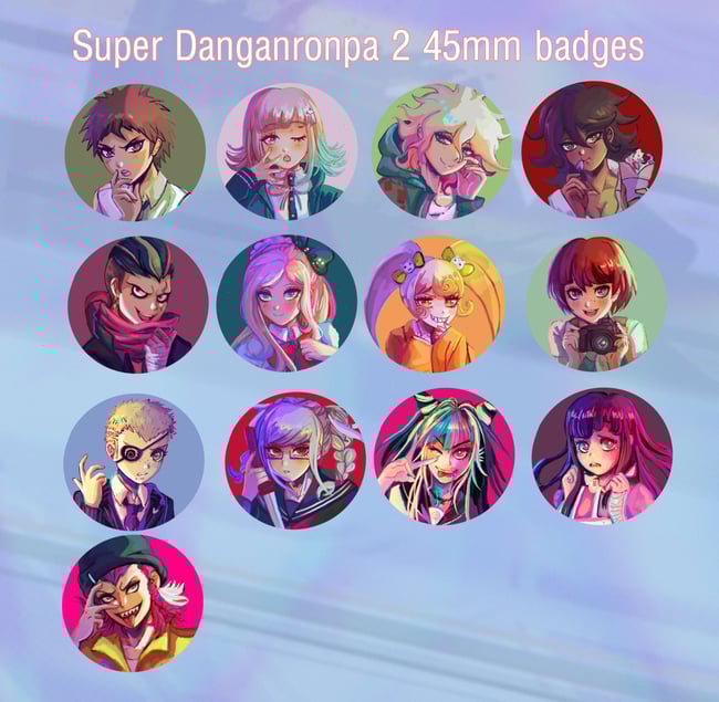 Super Danganronpa 2: 45mm Badges
