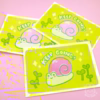 Image 3 of Keep Going! Riso Print