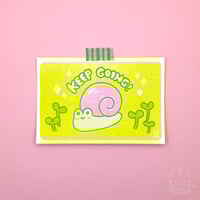Image 1 of Keep Going! Riso Print