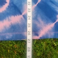 Image 3 of "Jellyfish" Upcycled Pink & Blue Vest Top Size XL