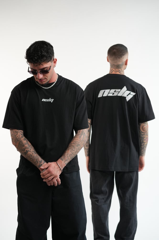 Image of Maglietta No Somos La Gente - Glitter argento