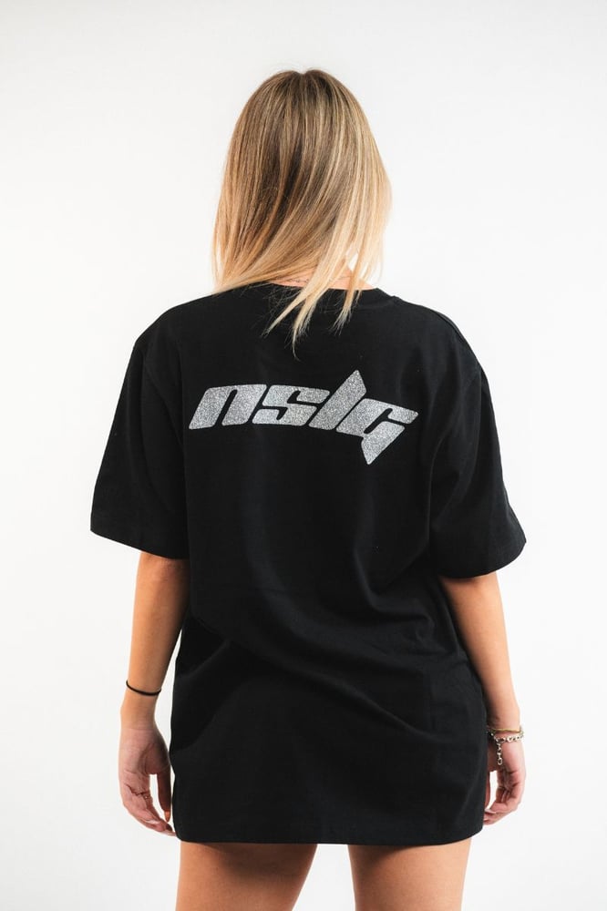 Image of Maglietta No Somos La Gente - Glitter argento