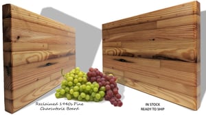 Image of Reclaimed 1940s Pine Tray ~ Sandwich/Bread Board ~ Charcuterie Cheese/Meat/Fruit Platter