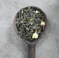 Image 3 of Jasmine Flower Green Tea w/ lemon | loose leaf green tea blend | contains caffeine
