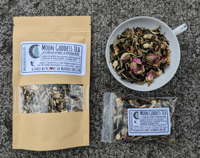 Image 2 of Moon Goddess Green & White floral Tea | loose leaf green and white tea | caffeinated tea