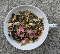 Image 1 of Moon Goddess Green & White floral Tea | loose leaf green and white tea | caffeinated tea