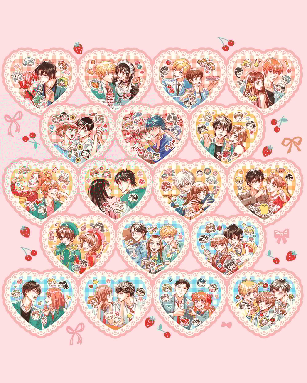 (SALE!) SHOUJO 3D ACRYLIC CHARMS