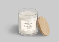 Image 1 of 🕯️ Soy Wax Candle – 5 oz with Bamboo Lid