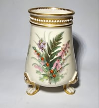 Image 3 of Royal Worcester Three Footed Vase