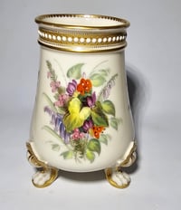 Image 1 of Royal Worcester Three Footed Vase