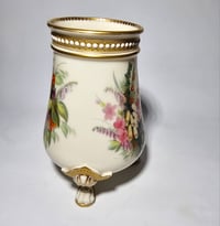 Image 4 of Royal Worcester Three Footed Vase
