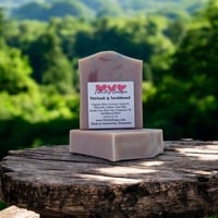 Patchouli Sandalwood: Goat Milk and Tallow Soap.