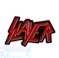 Image 1 of Slayer Band Logo Enamel Pin 