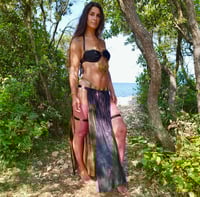 Image 1 of Black and Metallic Gold Goddess Panel Set