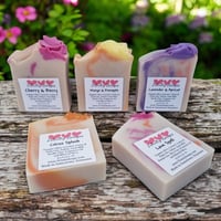 Fresh & Fruity: 5 or 10 Goat Milk and Tallow Soap, Handmade Natural Bar, Infused With Organic Oils