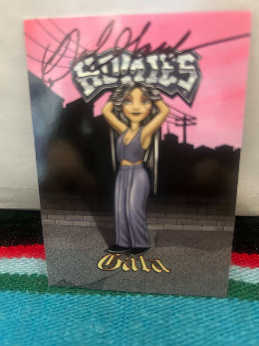 Collectible cards autographed 