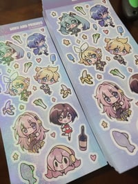 Image 2 of Miku and friends sticker 