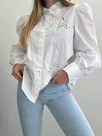 Image 2 of Zara white button shirt // M 