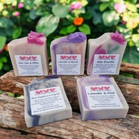 Image 1 of Floral Scented Soap Bundle - 5 Premium Handmade Bars, Free Shipping