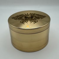 Image 2 of Bozzelli Skull Oregano Grinder- Gold