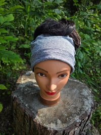 Image 2 of Linen Snappy Ponytail Hat in Melange