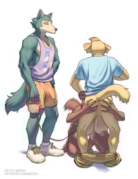 Image 1 of "Walkies" Signed Print