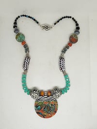 Image 2 of Wild Dreams Polymer Boho Necklace