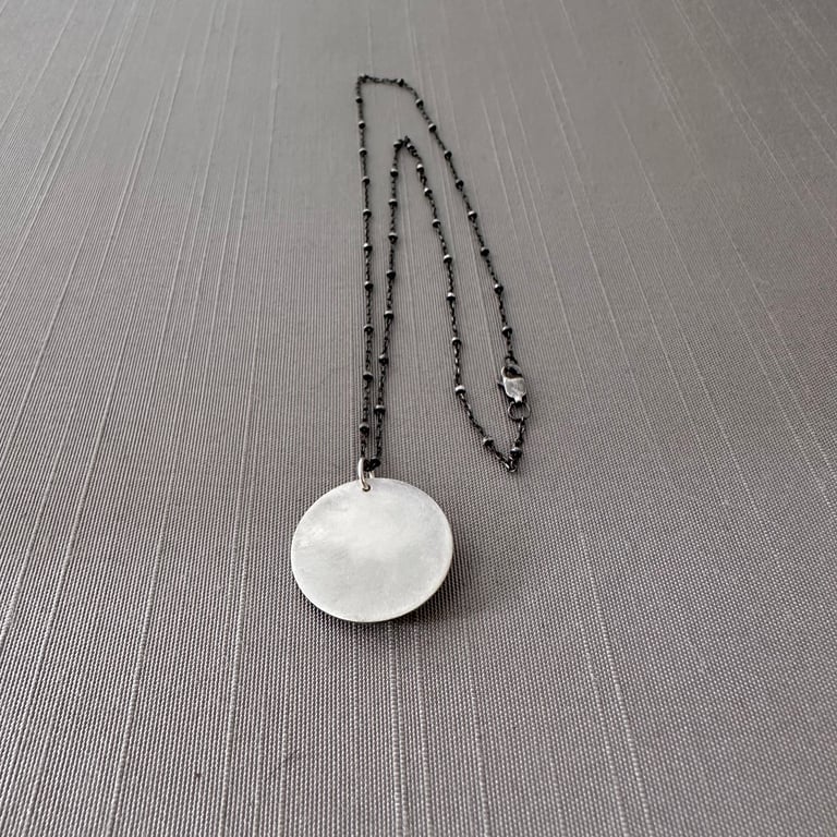 Sterling Silver and Amethyst Queen Anne’s Lace Necklace Image 5