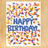 Happy Birthday Confetti riso printed