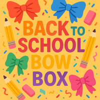 Back to School Bow box 
