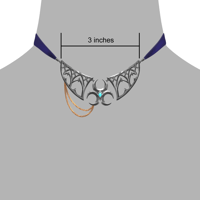 Image 2 of [PRE-ORDER] "Blue Prince" Sidon Stainless Steel Pendant Necklace