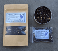 Image 2 of Lavender Vanilla Earl Grey Tea | loose leaf tea | black tea blend
