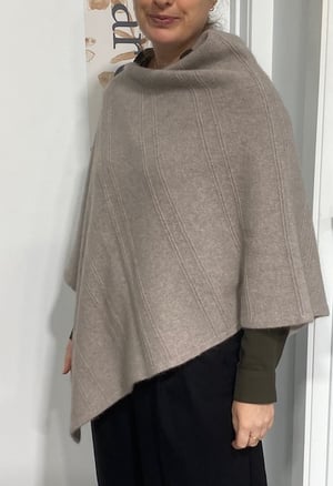 Image of Merino / Possum / Silk Poncho