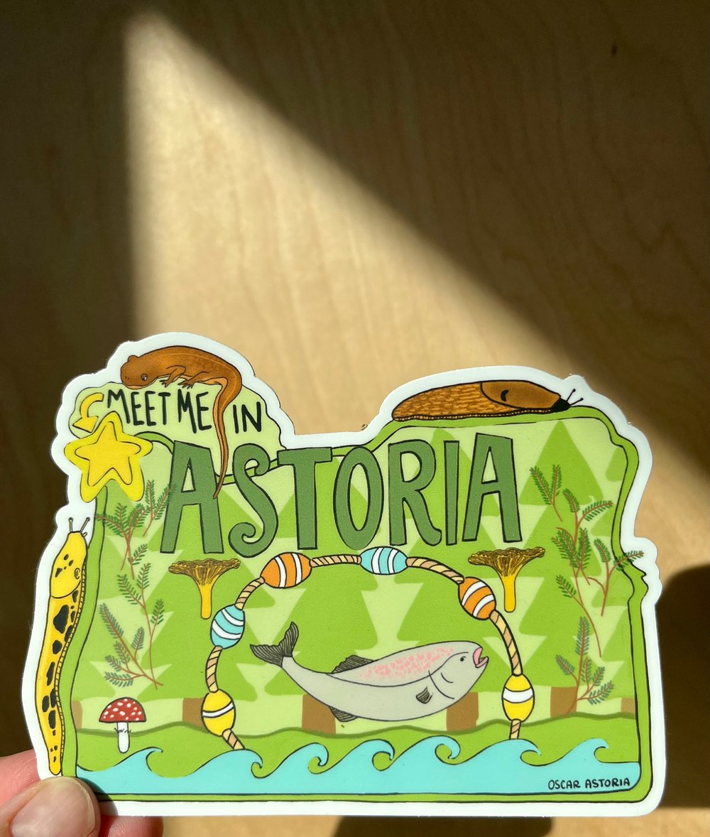 Image of Meet Me in Astoria Sticker