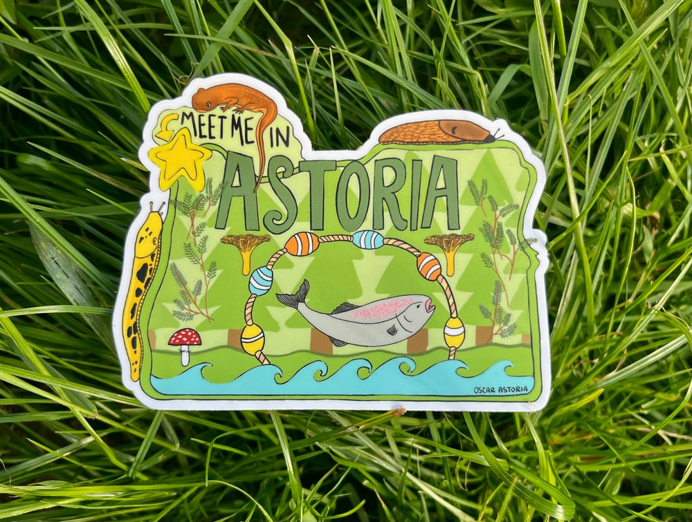 Image of Meet Me in Astoria Sticker