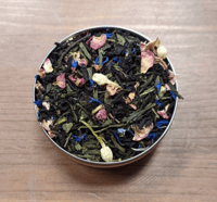 Image 1 of Night Garden ~ Black & Green Tea Blend | loose leaf tea