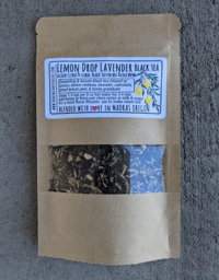 Image 3 of Lemon Drop Lavender Black Tea | loose leaf tea | black tea blend