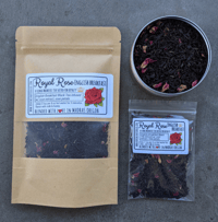 Image 3 of English Breakfast Tea with roses | Royal Rose English Breakfast tea| loose leaf tea | black tea blen