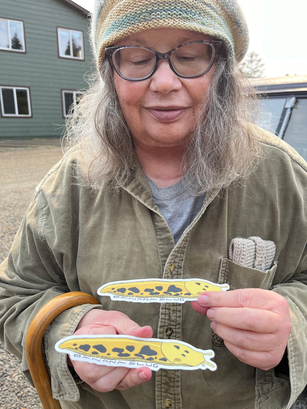Image of Large Banana Slug Sticker