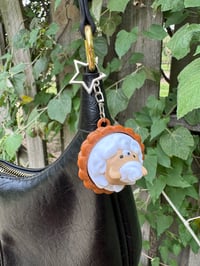 Beary tart clicker keychain
