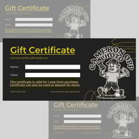 Image of  Gift Certificate